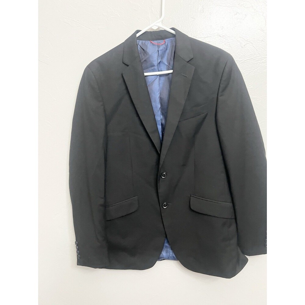 Billy London UK Blazer Mens Size 38R Black Jacket 2 Button Medium Sport Coat Top